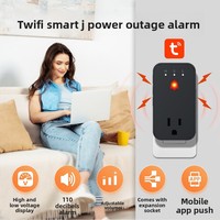 Alarme de panne de courant WiFi intelligente avec notification via application, alarme sonore puissante de 120 dB, voyants LED et détection de tension pour une sécurité accrue