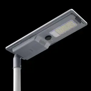 High Power Project Outdoor Aluminium Road Street Lamp 100Watt Garden Integrated Smart Led Solar Street Light