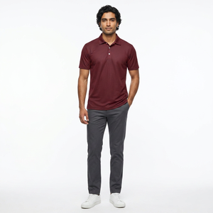 Camisas Polo de Golf Personalizadas de Fábrica de Alta Calidad OEM para Hombre, Camisas Polo de Algodón para Hombre de Manga Corta con Logotipo Personalizado, Impresión y Bordado - Product Image 1