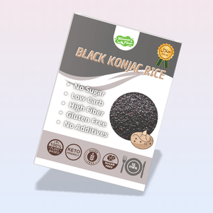 <span class=keywords><strong>Riz</strong></span> noir shirataki sec de haute qualité 1 kg Sans gluten Sans cuisson Prêt <span class=keywords><strong>à</strong></span> manger en 15-20 minutes Remplacement de repas - Product Image 4