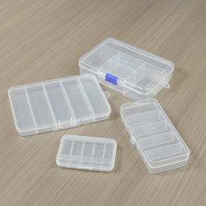 Transparent Jewelry Storage <b>Box</b> 5-Compartment PP Portable Organizers For Beads Earplugs Fishing <b>Tackle</b> Desktop Storage - Product Image 4