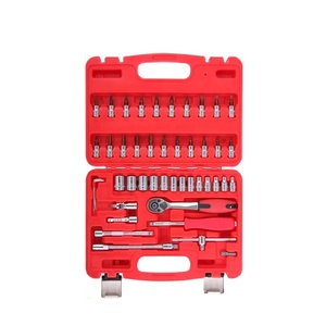 Factory Price 46pcs Carbon Steel Car Auto Combination Repairing Hand Tool <strong>Ratchet</strong> <strong>Sockets</strong> - Product Image 1