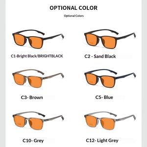 Óculos OEM Bloqueadores de Luz Azul Laranja Filtro Anti Luz Azul Óculos de Leitura com Lente Vermelha - Product Image 5