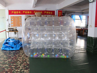 Jeux d'eau gonflables pour enfants Rouleau et balles d'eau gonflables transparents pour enfants