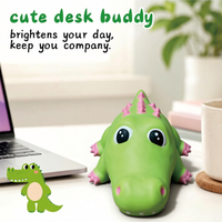 Adorable jouet sensoriel en forme de dinosaure à remontée lente, compressible, tactile, apaisant et moelleux