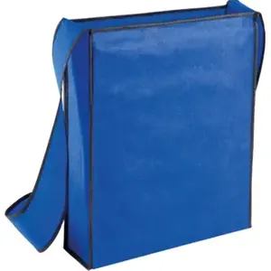 Borsa a tracolla TNT con bordi a contrasto, merchandising personalizzato - Product Image 1