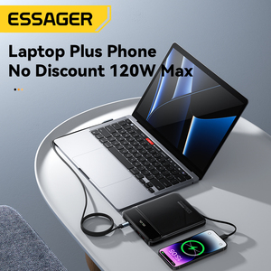 <span class=keywords><strong>ESSAGER</strong></span> PB905 Série 4 Ports Téléphone Portable Chargeur Ordinateur Portable 20000mah Power Pack Portable Power Bank Câbles Intégrés - Product Image 5