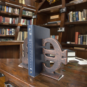 Serre-livres de table en <span class=keywords><strong>euro</strong></span> en fonte lourde artisanat en métal grande sculpture décorative d'intérieur serre-livres pour la maison - Product Image 3