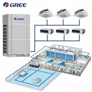 เครื่องปรับอากาศแบบ VRF หลายโซน 22KW-68KW ระบบ HVAC สำหรับสำนักงานขนาดใหญ่ ระบบปรับอากาศกลางเชิงพาณิชย์ รองรับ Wifi ใช้งานได้หลากหลายและสะดวกสบาย - Product Image 1
