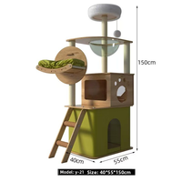 Griffoir vertical en sisal pour chat, durable, sans peluches, en bois massif, gain de place, arbre à chat pour la maison, jouet pour animaux de compagnie
