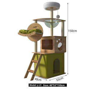 Tiang Garukan Kucing Sisal Vertikal Tahan Lama Tanpa Serat Kayu Solid Hemat Ruang Pohon Kucing untuk Mainan Hewan Peliharaan di Rumah - Product Image 3