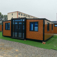 Casa Contenedor Expandible de Lujo al por Mayor de 20, 30 y 40 pies, Precio Bajo, Casa Portátil Prefabricada Móvil de 2-4 Dormitorios