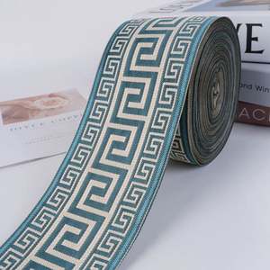 Sangle en nylon jacquard de 2 pouces avec revêtement réfléchissant, 38 mm, motif jacquard lettré, pour usage textile domestique, marque Yusen, certifiée Oeko-Tex - Product Image 5