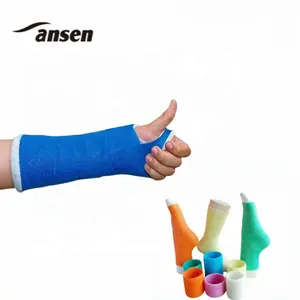 Water Activated Orthopedic Cast Colors Ansen Medical Multi Color Fiberglass Casting Tape for Hospital Surgery