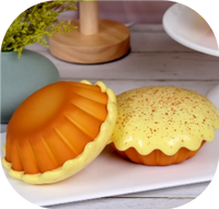 Jouet Squishy en forme de gâteau mousse aux champignons en PU, couleurs assorties, mignon, à remontée lente, anti-stress, unisexe, vente en gros