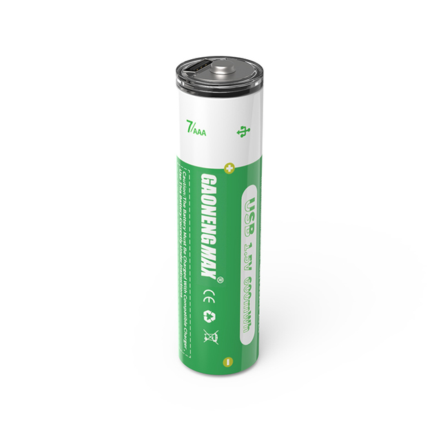 1.5v 900mwh 1000mWh 600mWh Lithium Ion Triple AAA Usb Rechargeable Battery