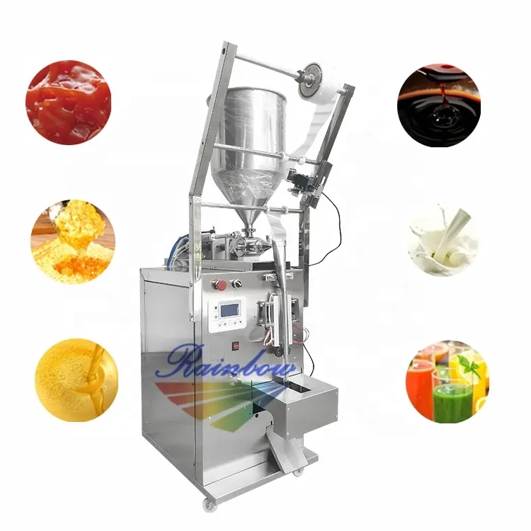 Cheap price fully automatic tomato ketchup packaging machine for small business