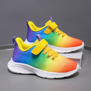 Zapatos para Niños, Nuevos Zapatos Deportivos Transpirables de Malla Tejida para Niñas Grandes - Product Image 4