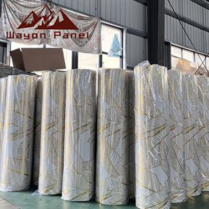 ملصقات جدارية فاخرة من الفينيل بتصميم رخامي ثلاثي الأبعاد من Wayon، ورق جدران ذاتي اللصق من الفوم لتزيين أسقف ومنازل - Product Image 2