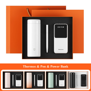 Juego de Regalo Premium de Lujo 3 en 1 con Logotipo Personalizado, Termo, Bolígrafo y Banco de Energía para Trabajadores - Product Image 2