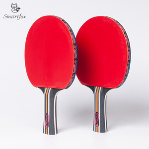 Professional Durable <b>Table</b> <b>Tennis</b> Racket <b>Set</b> Two Rackets Three Balls Wood High Elastic Horizontal Racket Training Rubber - Product Image 2