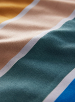 Serviette de plage personnalisée en microfibre PET recyclée, sans sable, luxueuse, antimicrobienne, séchage rapide, antidérapante, à rayures, par sublimation, vente en gros