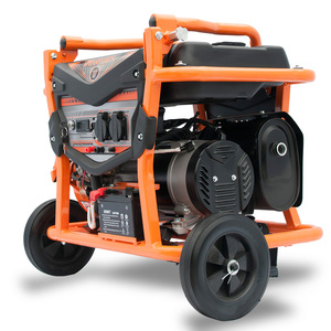 Générateur à essence BS2500-III 2kW 4 temps refroidi par air, 2.2kW <span class=keywords><strong>max</strong></span>, 212cc, avec chariot, poignée haute, réservoir de carburant 20L, usage domestique, certifié CE - Product Image 5