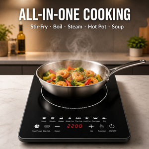 Cuisinière à <span class=keywords><strong>induction</strong></span> portable 3500W, <span class=keywords><strong>plaque</strong></span> céramique à brûleur unique, étanche, pour usage extérieur, domestique et hôtelier - Product Image 6