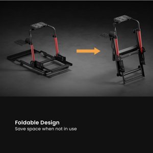 Soporte Plegable para Volante de Carreras LRS17-BS02, Simulador de Volante para PC, Compatible con Logitech G29, G920, <span class=keywords><strong>Fanatec</strong></span> - Product Image 3