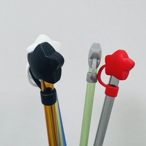 Nuevas Cubiertas de Silicona/PVC Antipolvo en Forma de Estrella de 10 Colores y 10 mm/0.4 Pulgadas, Compatibles con Vasos de 30 y 40 Onzas de Todas las Marcas - Product Image 4