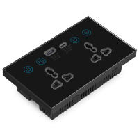 OCY 147 10A UK USB Type C Tuya Smart Life APP Contrôle vocal et programmation de l'heure Prise murale intelligente WiFi