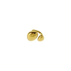 Fashion <b>Rings</b> 316L Stainless Steel PVD Gold Plating Sustainable Resistant Jewelry For Women Men - Product Image 1