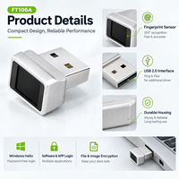 Lecteur d'empreintes digitales USB miniature pour Windows Hello, authentification biométrique, gestion des mots de passe, cryptage de fichiers, clé de sécurité