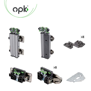 OPK 베스트셀러 아코디언 도어 롤러 폴딩 롤러 도어 슬라이딩 도어 휠 - Product Image 2