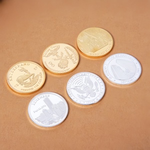 เหรียญที่ระลึกเทพีเสรีภาพแบบกำหนดเอง ชุบทอง สลักลาย ของสะสม มีสินค้าพร้อมส่ง - Product Image 2