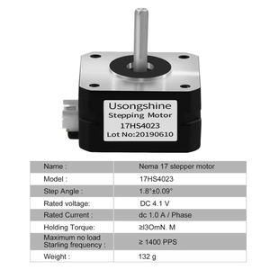 Piezas de impresora 3D Nema17 Motor paso a paso 17HS4023 Dupont 1.0A 14N.<span class=keywords><strong>cm</strong></span> para Titan Extruder <span class=keywords><strong>42</strong></span> Motor para CNC Extruder 3D Printer - Product Image 2