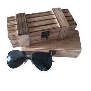 Boîte en <span class=keywords><strong>bois</strong></span> <span class=keywords><strong>de</strong></span> paulownia non finie, finition effet brûlé, pour lunettes <span class=keywords><strong>de</strong></span> soleil, bijoux et cadeaux, vente en gros - Product Image 2