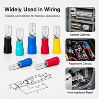 Terminal de Pala Aislado MDD, Conector de Desconexión Rápida para Cableado Eléctrico