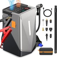 Arrancador de batería de coche con compresor de aire Fuente de alimentación de arranque de emergencia 12000mAh Banco de energía para coche 12 meses de garantía