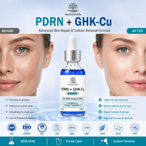 Nueva Fórmula PDRN 10,000ppm GHK-Cu, Suero de Péptidos de Cobre Azul, Biohacking Avanzado para el Cuidado de la Piel, Antiarrugas, Suavizante, Reparador, OEM/ODM - Product Image 1