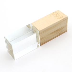 OEM brillante Usb Flash Drives con caja de madera Flash <span class=keywords><strong>Disk</strong></span> 64GB 128GB <span class=keywords><strong>Crystal</strong></span> Pen Drive 3,0 con caja de regalo - Product Image 2