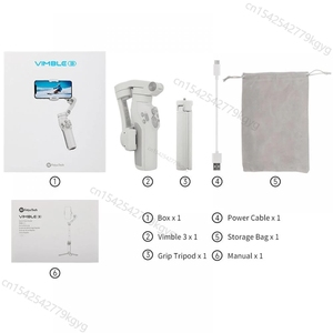 FeiyuTech Feiyu Vimble <span class=keywords><strong>3</strong></span>-Axis Extension Rod Cầm Tay Gimbal Ổn Định Có Thể Gập Lại Cầm Tay Cho Điện Thoại Thông Minh iPhone 13 Pro Max - Product Image 2