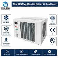 Climatiseur de placard à montage supérieur DEA-600W Hengrong R134a avec contrôleur numérique, serveur PLC, télécommunications et compresseur Hitachi