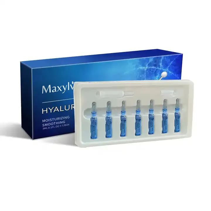 Oem/Odm Private Label Aanpasbare Gezichts Hydrateren Hyaluronzuur Serum Hydraterende Ampul Huidverzorging Gezichtsserum