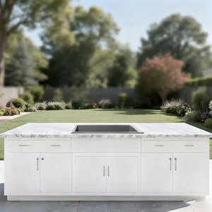 <span class=keywords><strong>Parrilla</strong></span> moderna de acero inoxidable para barbacoa de gas y carbón, asador <span class=keywords><strong>americano</strong></span> integrado para patio al aire libre y jardines de villas - Product Image 4