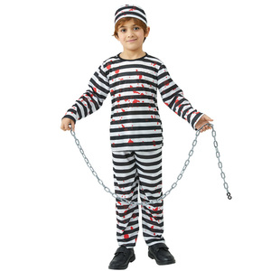 Disfraz de Prisionero Sangriento de Terror para Niños de Halloween al por Mayor, Disfraz de Demonio Zombi, Atuendo de Cosplay para Festival de Fantasmas, Ropa para Juego de Rol - Product Image 1