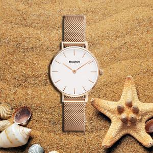 Reloj de Pulsera de Acero Inoxidable para Mujer, Diseño Elegante con Logotipo Personalizado, Movimiento de Cuarzo, Ideal para Moda y Negocios - Product Image 4