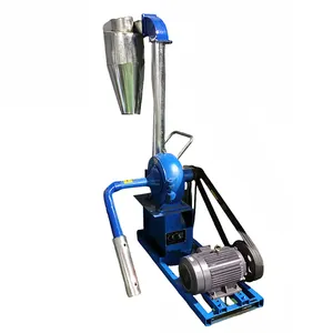 stainless steel wood chipper hammer mill beaters pulverizer with blower
