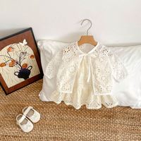 Vestido de Ganchillo Estilo Boho para Bebé Niña, 100% Algodón, Sin Mangas, Elegante, Ropa de Verano para Niños, Personalizable