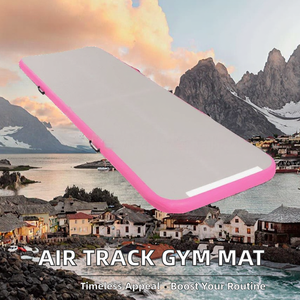 Tapis de gymnastique gonflable <span class=keywords><strong>Air</strong></span> <span class=keywords><strong>Track</strong></span>, tapis de gymnastique Airtrack, tapis de sol pour acrobaties, matériau PVC, épaisseur personnalisée 10-30 cm, unisexe - Product Image 2
